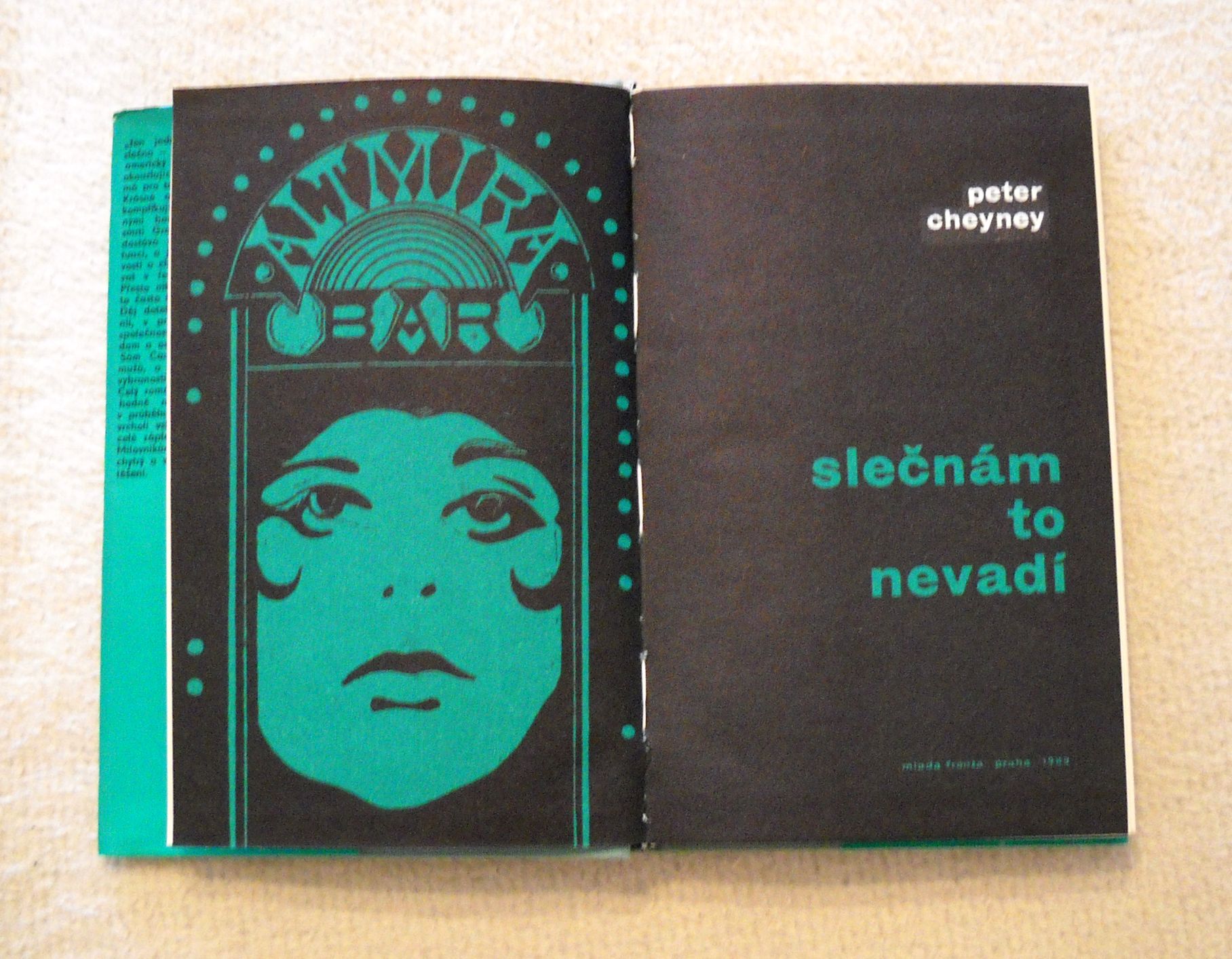 Peter Cheyney - Slečnám to nevadí - Smaragd 1969