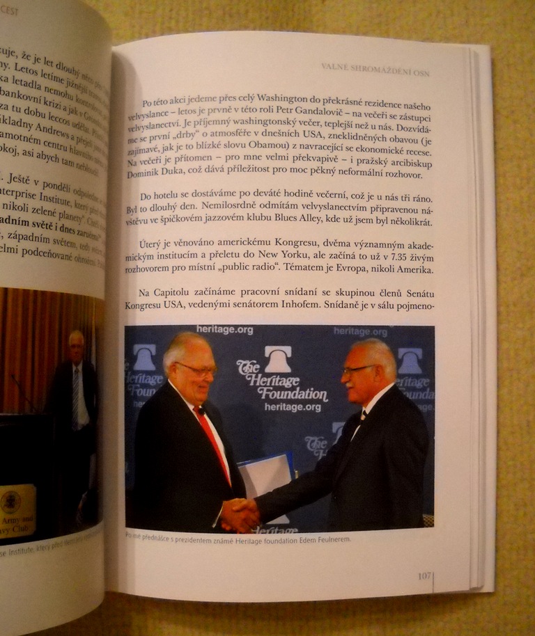 Václav Klaus - Zápisky z nových cest - 2012
