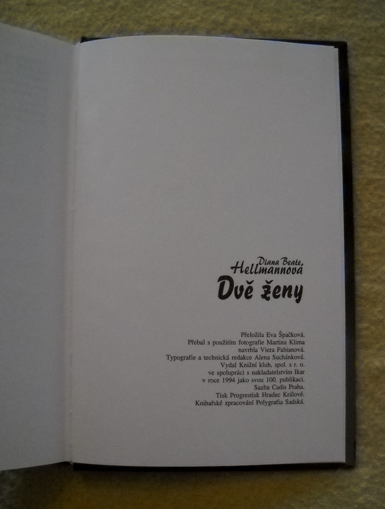 Diane Beate Hellmannová - Dvě ženy - 1994
