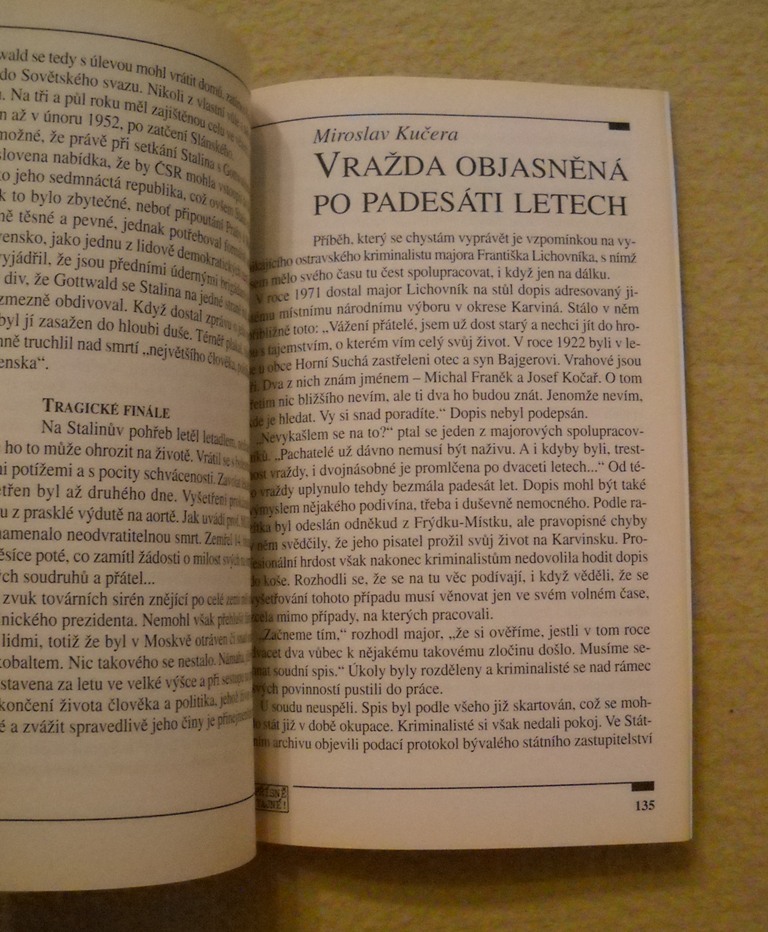 Časopis Přísně tajné! Literatura faktu číslo 2 rok 2007