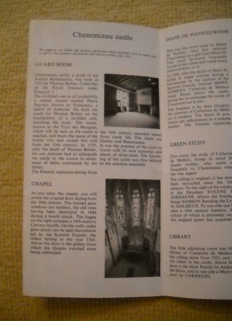 Chenonceau castle - Chenonceau zámek na Loiře - v AJ