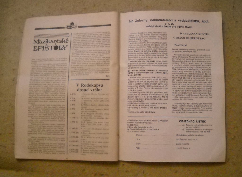 Eduard Fiker - Kožený prapor - Rodokaps 10/91