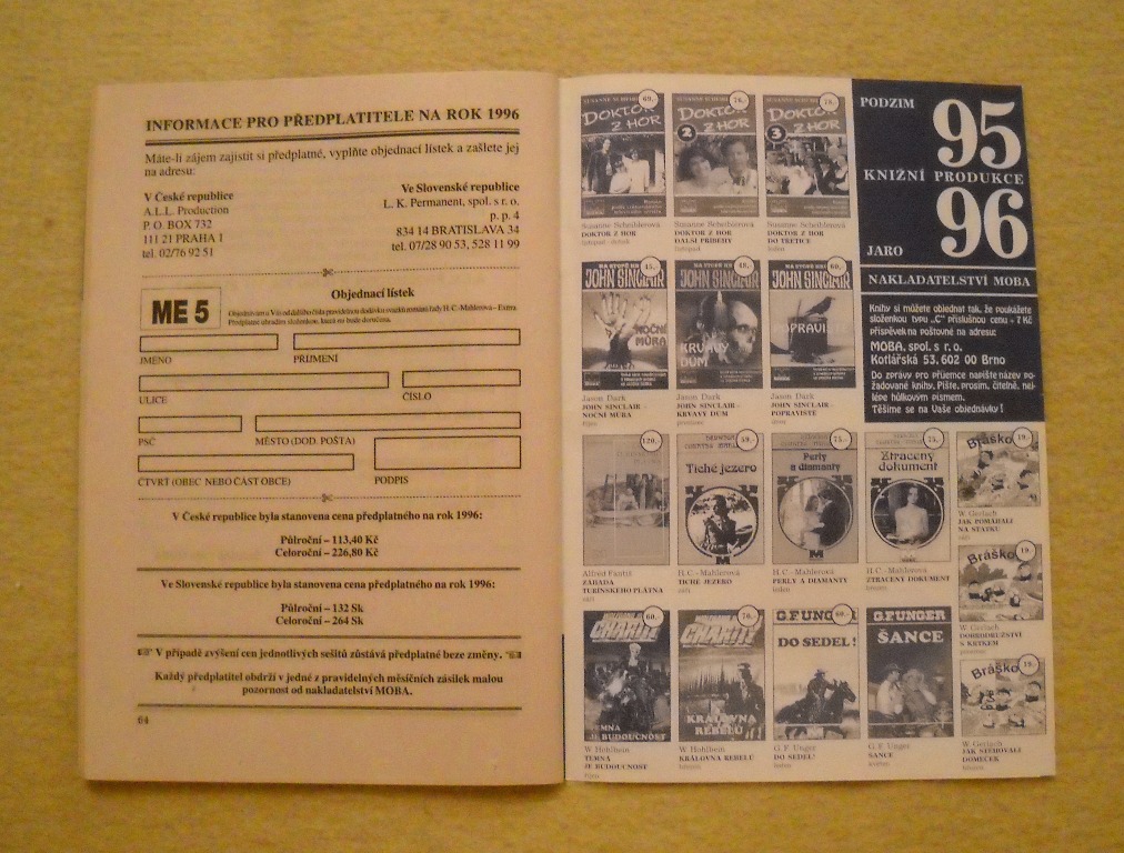 Hedwiga Courths-Mahlerová - Když srdce pláče - MoBa 1996