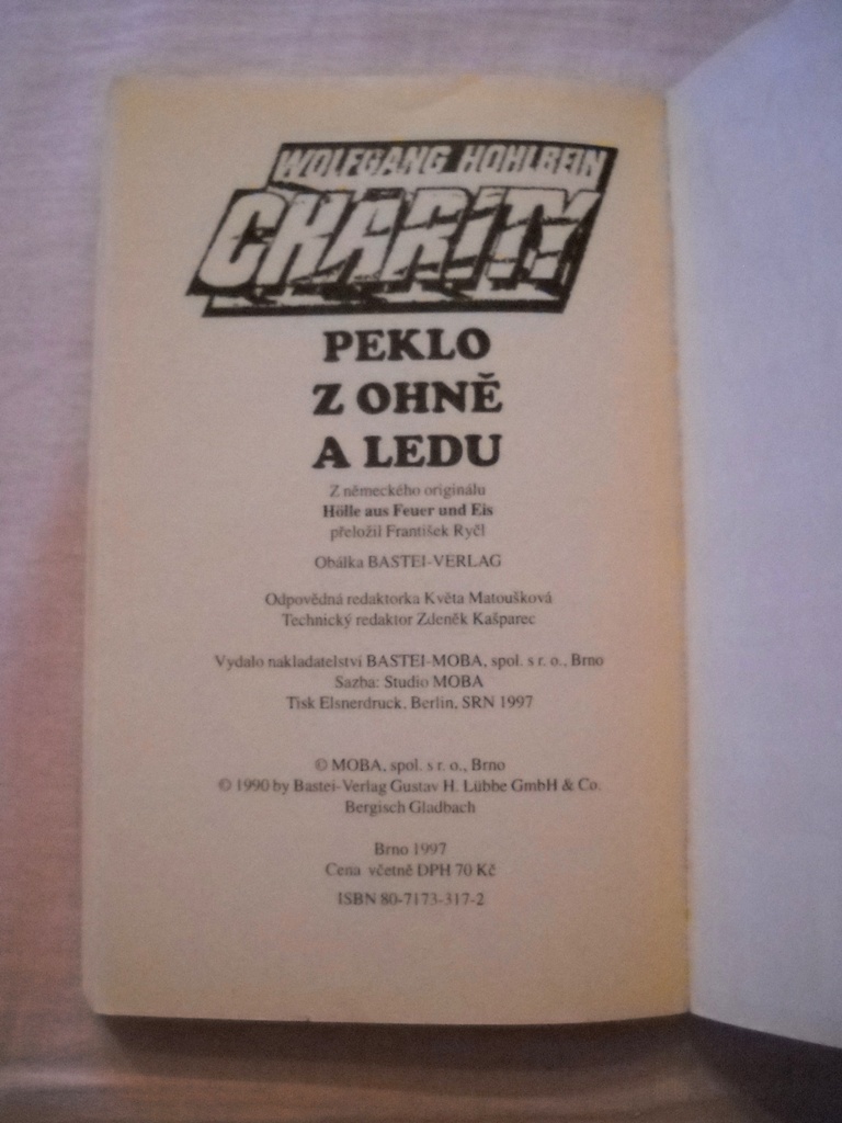 Wolfgang Hohlbein - Peklo z ohně a ledu - Charity díl 6