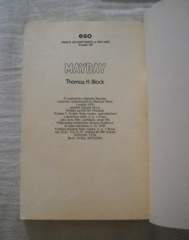 Thomas Block - Mayday - eso 1988