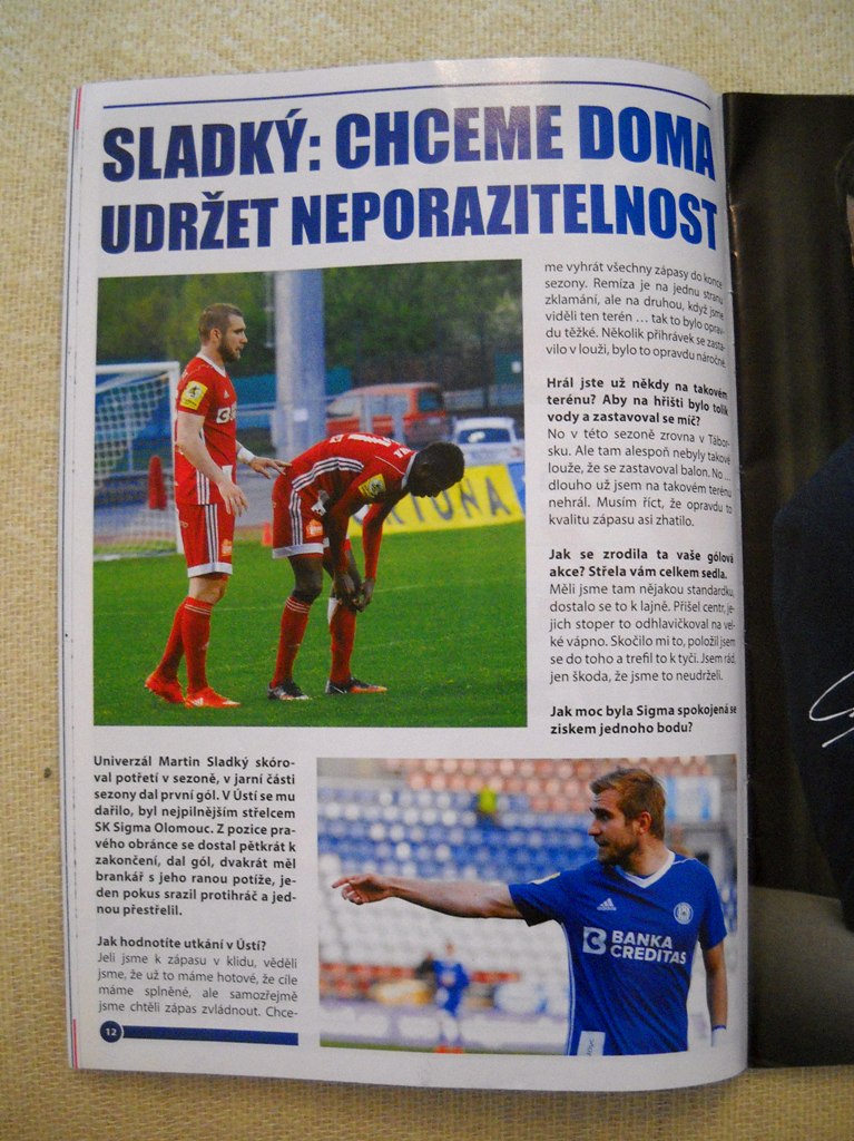 SK Sigma Olomouc Bulletin 14 - 2017 - 29. kolo FC Baník Ostrava