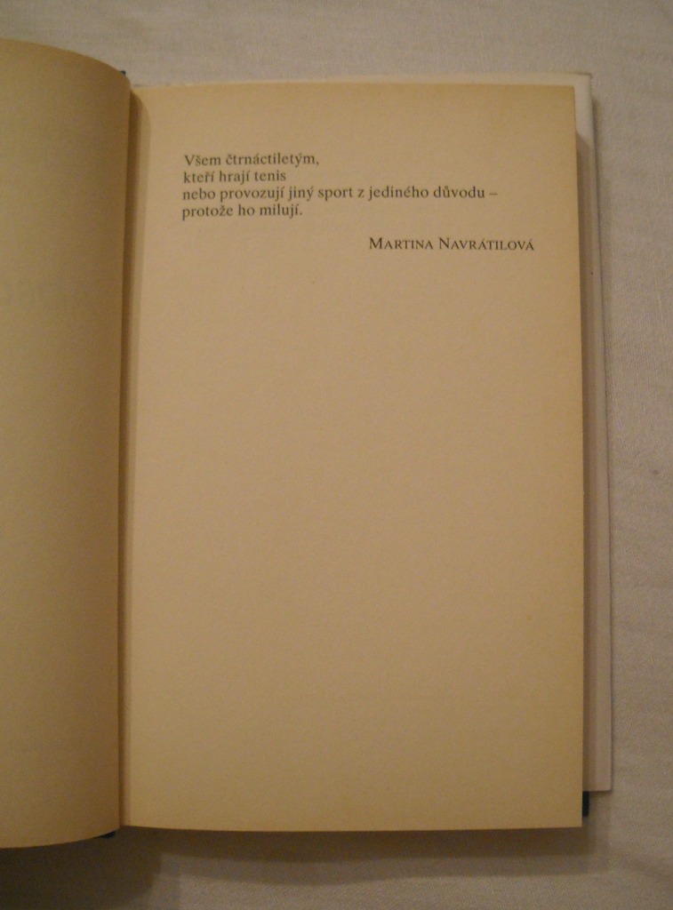 Martina Navrátilová, Liz Nicklesová - Absolutní nasazení - KK 1995