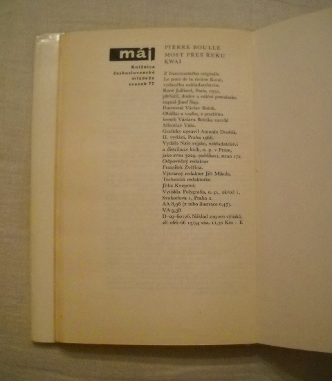 Pierre Boulle - Most přes řeku Kwai - 1966