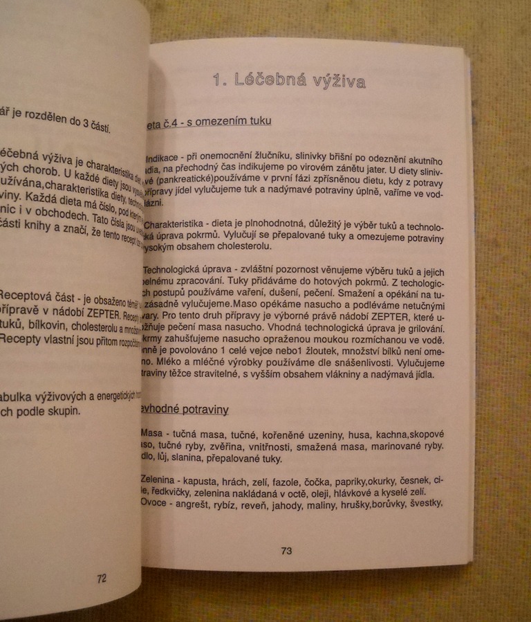 Receptář Mise zdraví - Zepter International 1988