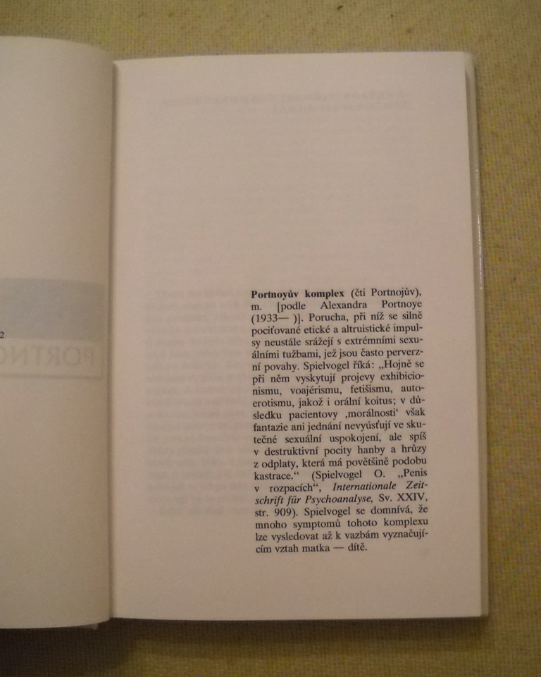 Philip Roth - Portnoyův komplex - Odeon 1992