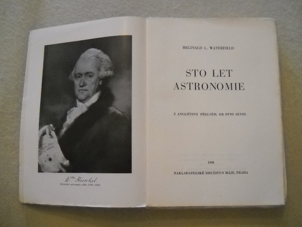 Reginald L. Waterfield - Sto let astronomie - 1948