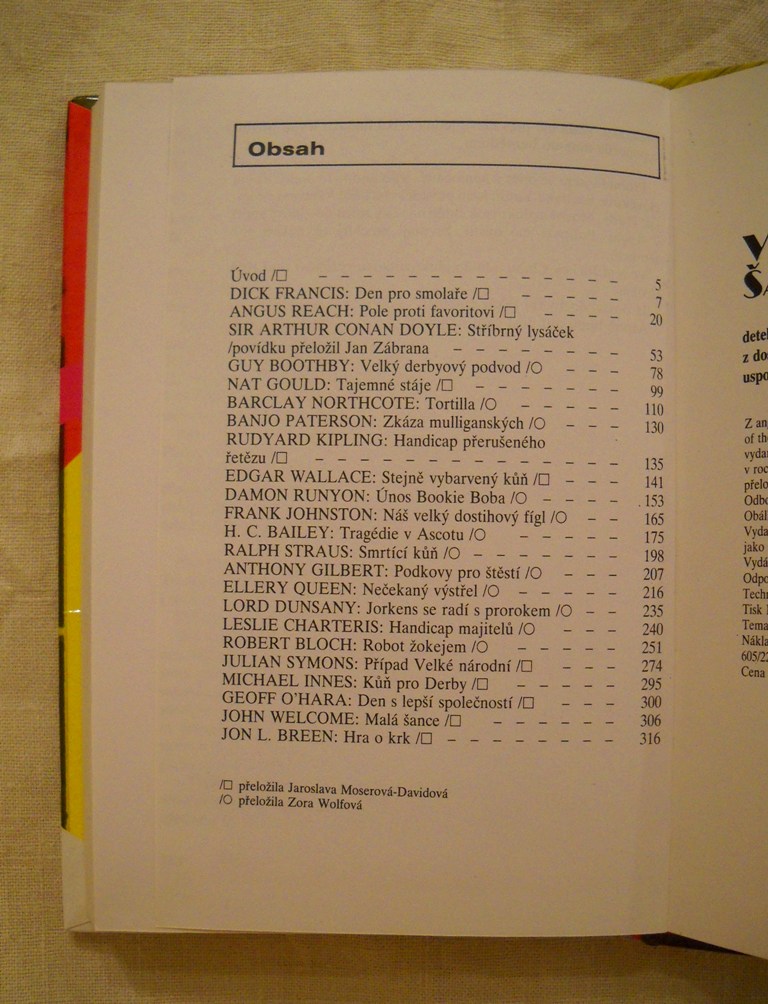 antologie Vražedné šance - Olympia 1990