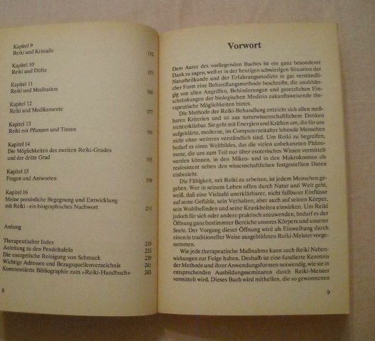 Walter Lübeck - Das Reiki Handbuch - 1992 - v němčině