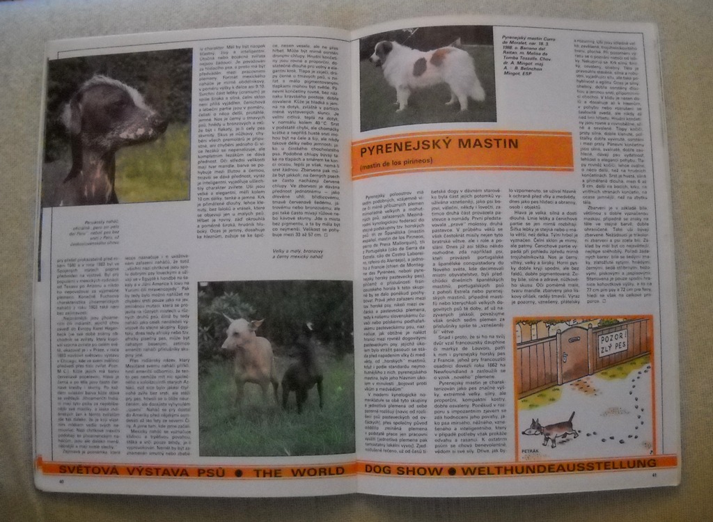 Časopis Canis Revue magazin - 1990/91