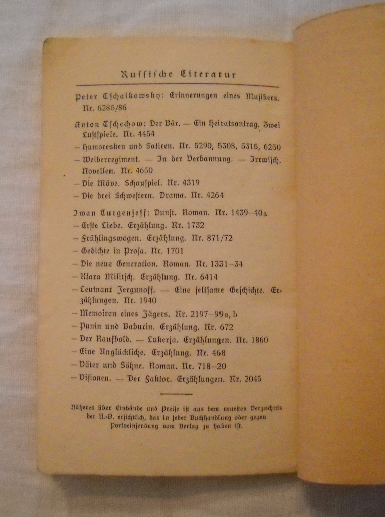 Iwan Schmeljow - Liebe in der Krim - Leipzig 1930