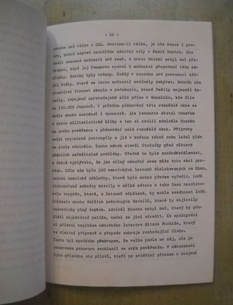 Berthold Zankel - Od Čušimy po Pearl Harbour - 1991