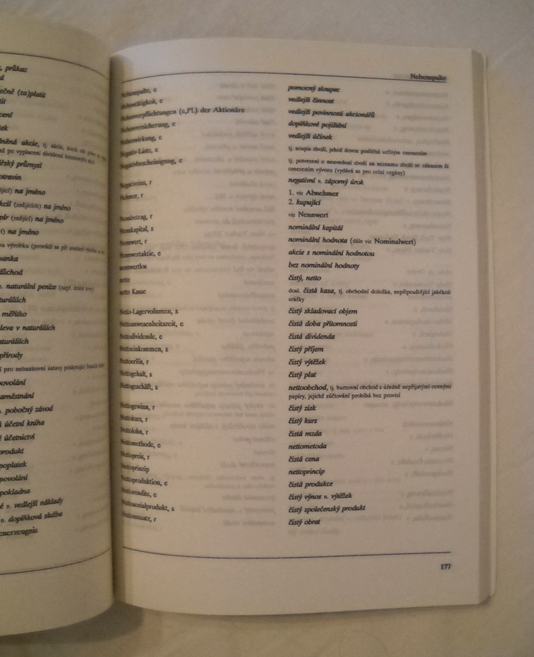 Grabmüller, Rádl - Německo-český ekonomický slovník - Strakonice 1992