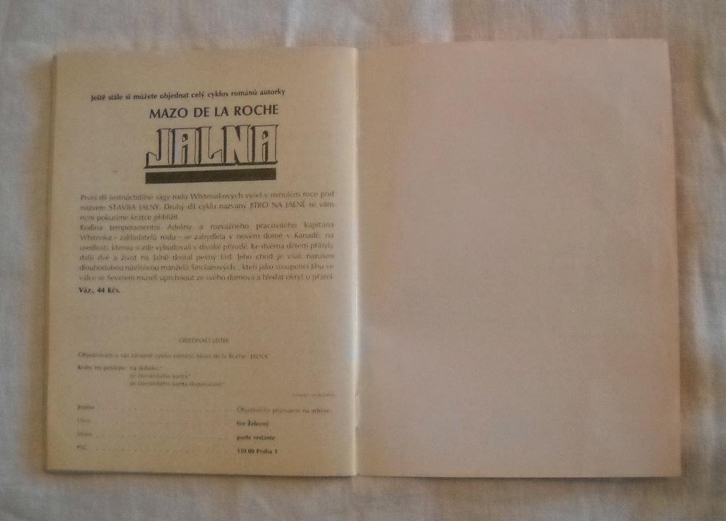 Katuše Přibylová - Vzpoura v ráji - IŽ 1992