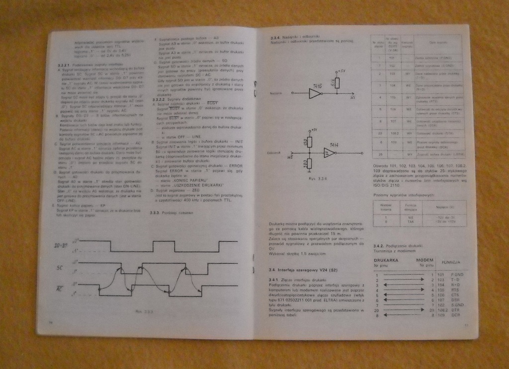 Drukarka mozaikowa D•100 - Instrukcija eksploatacji - 1986