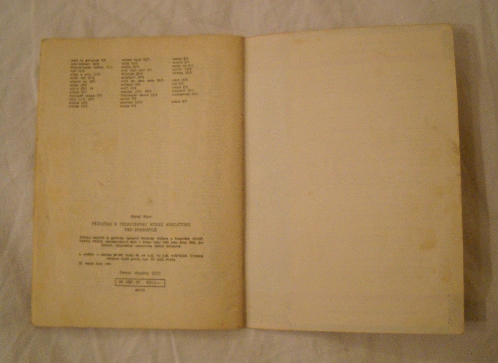 K. Hais - Příručka k televiznímu kursu angličtiny pro pokročilé - 1963