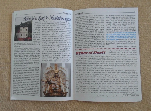 Časopis Immaculata 36 rok 1998 č. 2