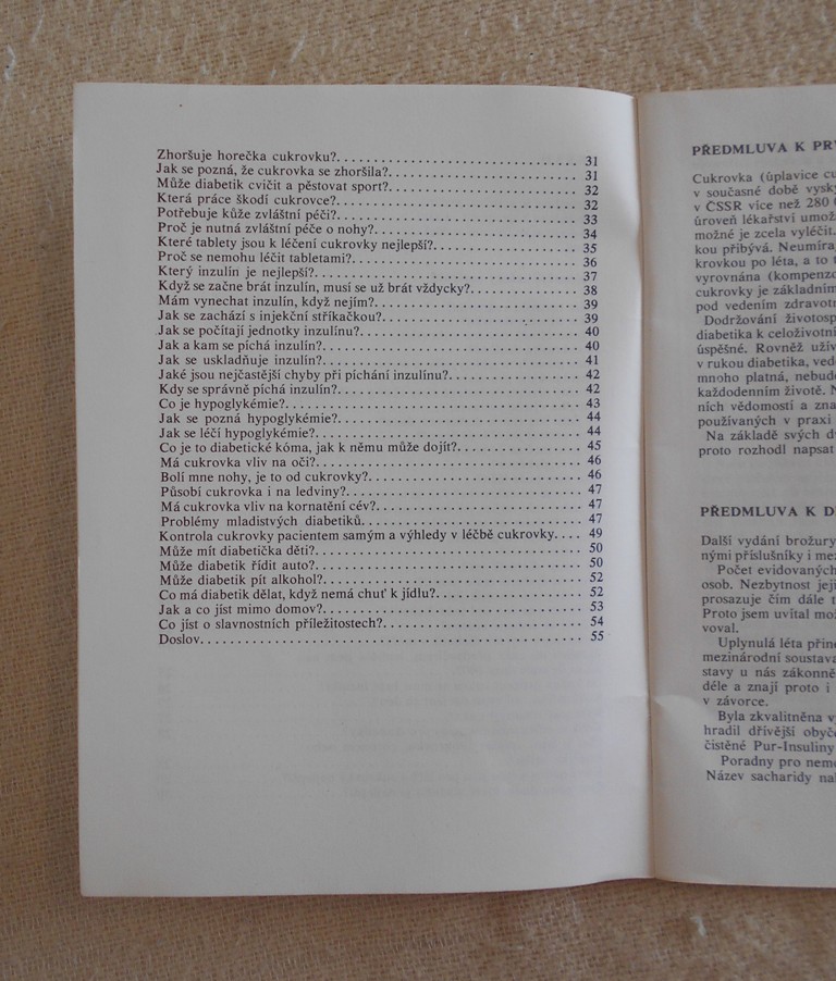 MUDr. Reil - Cukrovka v otázkách a odpovědích - 1985