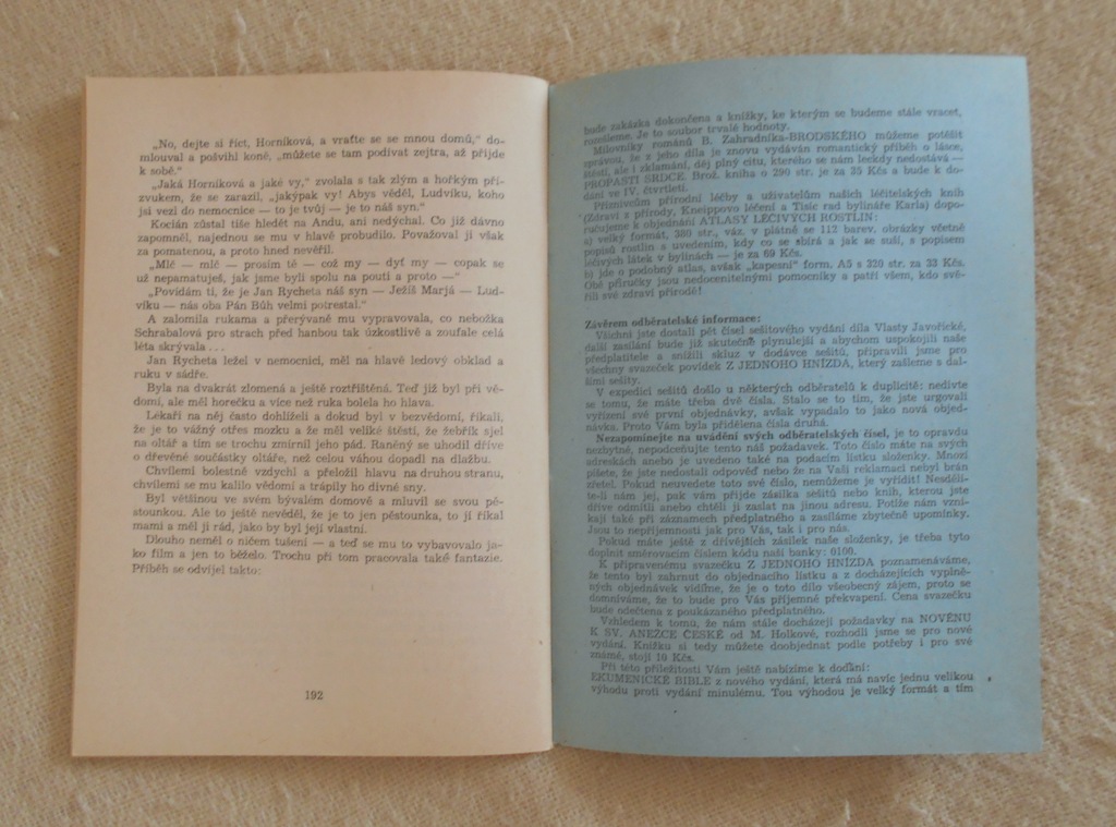 Vlasta Javořická - V samotách 3. sešit - 1991