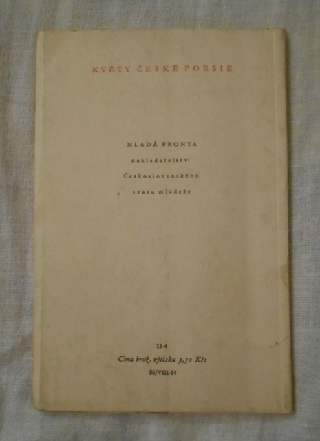 Jan Neruda - Zpěvy páteční - Mf 1956