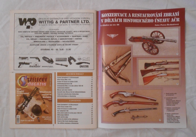 Časopis Střelecký magazín rok 1998 číslo 4