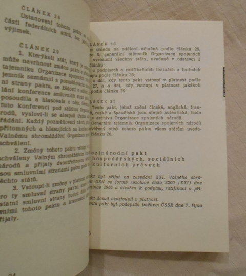 Dokumenty o lidských právech - Mf 1969