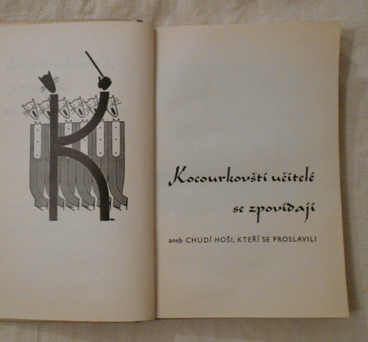 Kocourkovští učitelé se zpovídají aneb Chudí hoši, kteří se proslavili - 1939