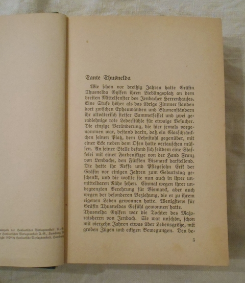 Sophie Charlotte von Sell - Die Gylfens - Hamburg 1929