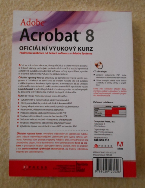 Adobe Acrobat 8 Oficiální výukový kurz 2008
