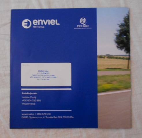 Reklamní prospekt Enviel NWT Group - elektromobil