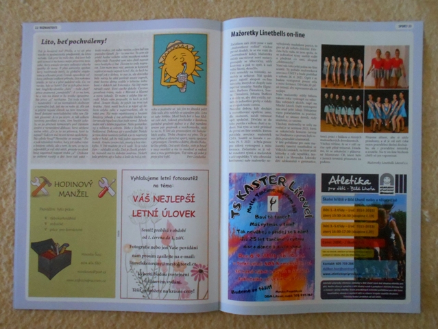 Časopis Litovelské noviny ročník 2021 číslo 7-8