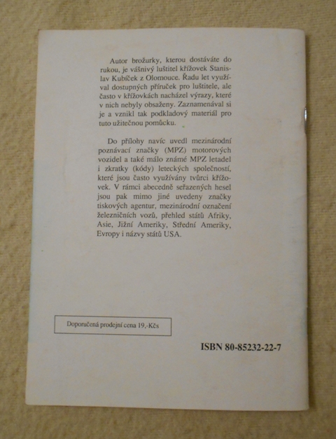 Stanislav Kubíček - Co nenajdete v křížovkářském slovníku - 1992