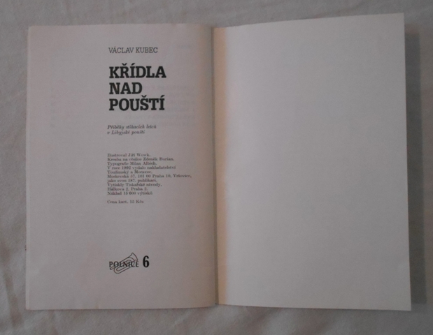 Václav Kubec - Křídla nad pouští - Polnice sv. 6 - 1992