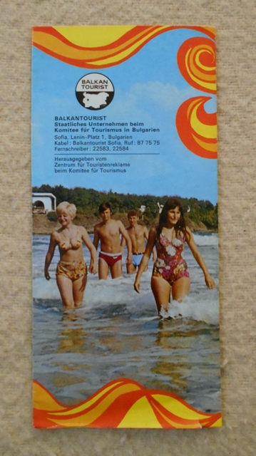 Regionální propagační leták Bulgarien - Die südliche Schwarzmeerküste / německy /