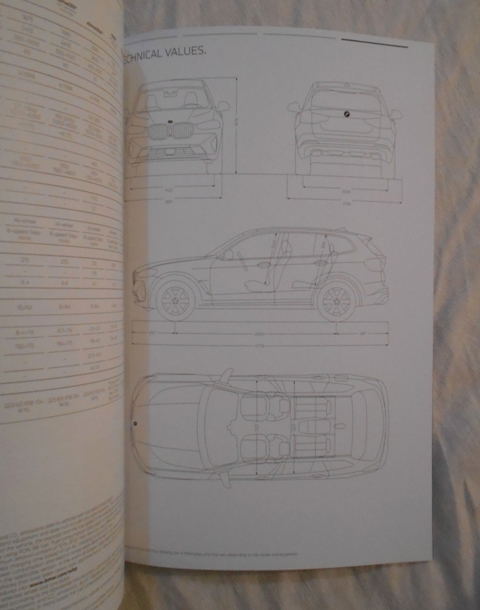 Reklamní prospekt The X3 - BMW 2021