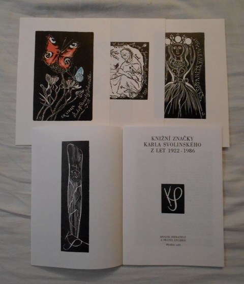 Knižní značky Karla Svolinského z let 1922-1986
