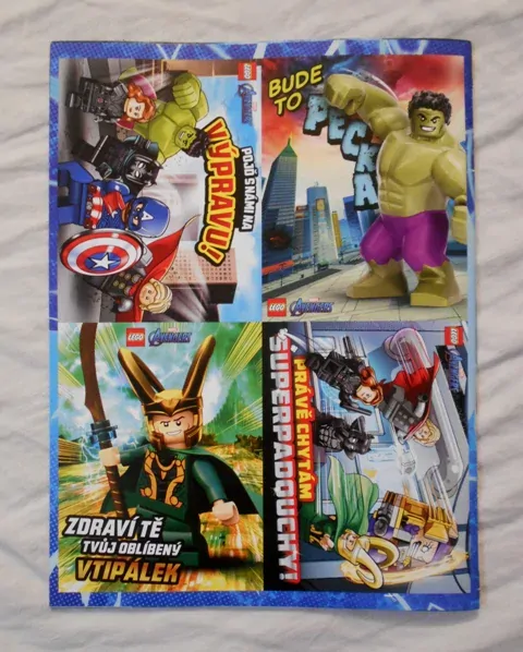 Časopis Lego Avengers 2 / 2023 - bez dárků s posterem