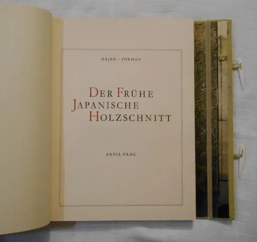 Hájek, Forman - Der Frühe Japanische Holzschnitt - Prag 1957