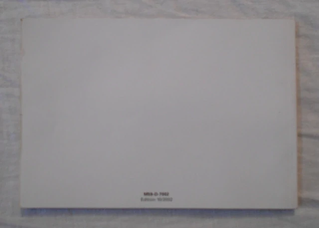 Návod k obsluze Citroën Berlingo Betriebsanleitung 10/2002 - 2001 německy