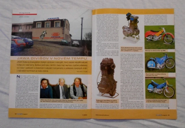 Časopis Motocykl rok 2003 číslo 1 Leden