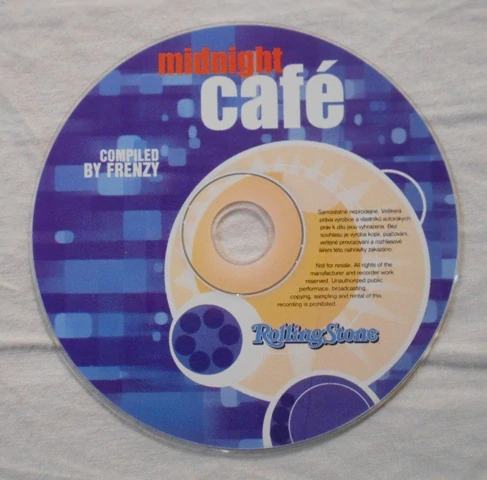 CD Midnight café Compiled by Frenzy - edice časopisu Rolling Stone