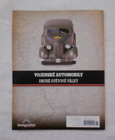 Časopis Vojenské automobily Druhé světové války č. 6 Buick Special series 40 - 2024 - bez modelu