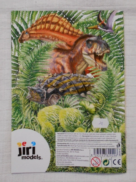 Dětské omalovánky Dinosauři - Jiri Models Písek