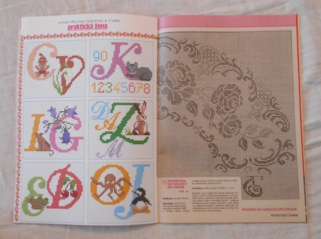 Časopis Praktická žena rok 1996 č. 7 s všitou přílohou