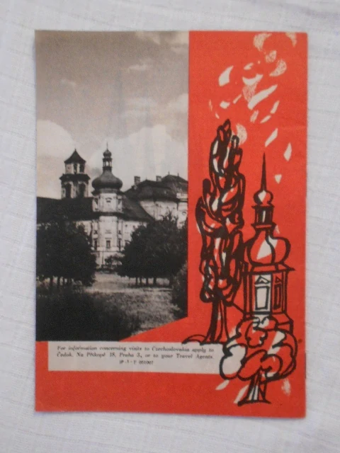 Turistická brožura Olomouc - 1964 - v angličtině