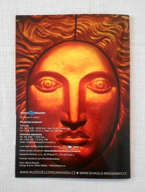 Program Muž se železnou maskou - český muzikál